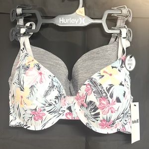 NWT 2 Pack Hurley Bra Set 36C